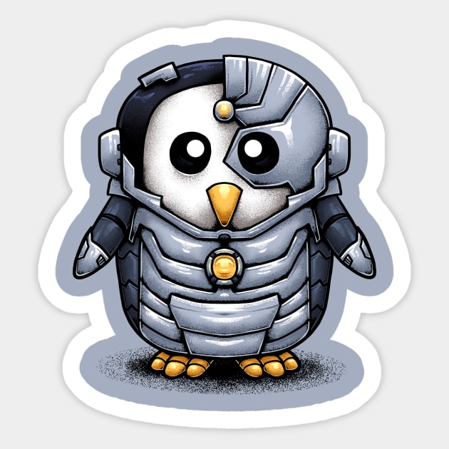 Penguin Superhero 5 Sticker by RUA